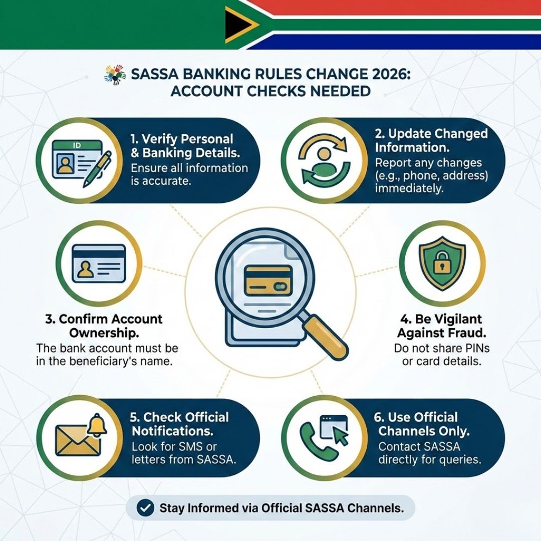 SASSA Banking Rules Change in 2026